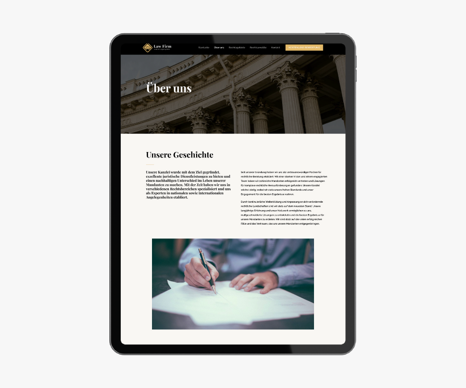 Anwaltsvorlage WordPress – Bild 2