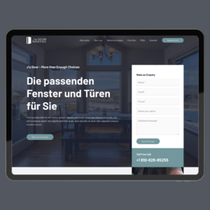 Fensterbau Website