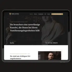 Anwaltskanzlei Template