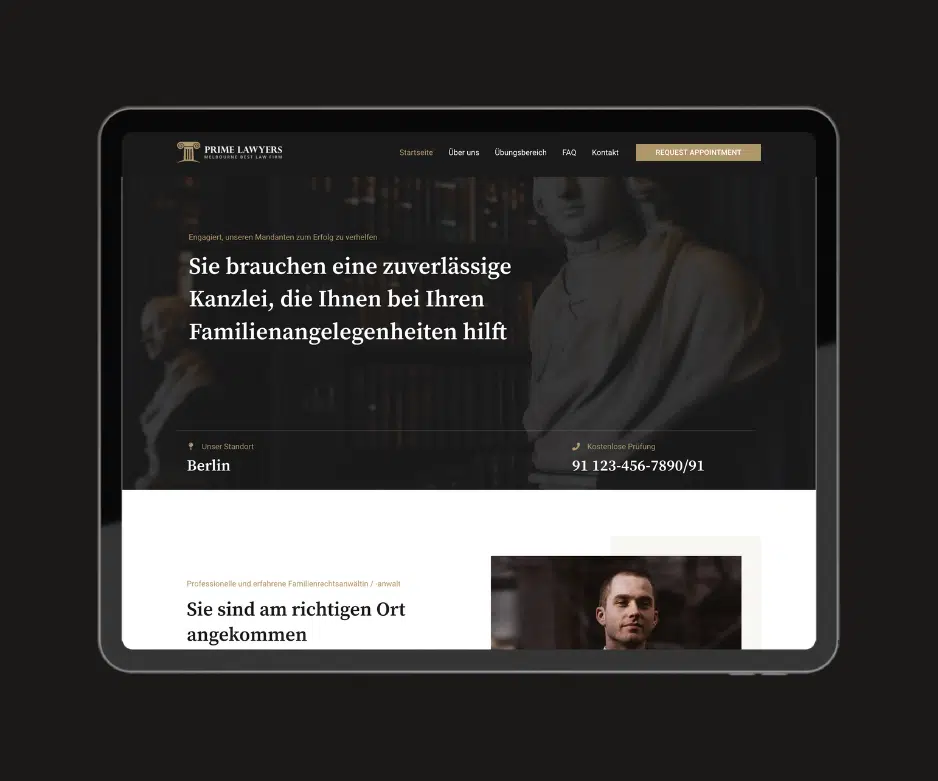 Anwaltskanzlei Template