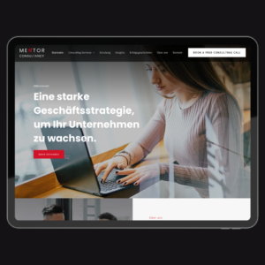 Unternehmensberatung Website