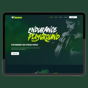 Fitnesscenter Website