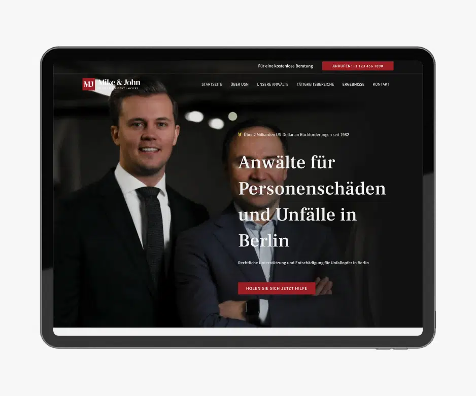 Rechtsanwalt Website