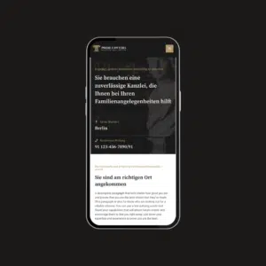 Anwaltskanzlei Template