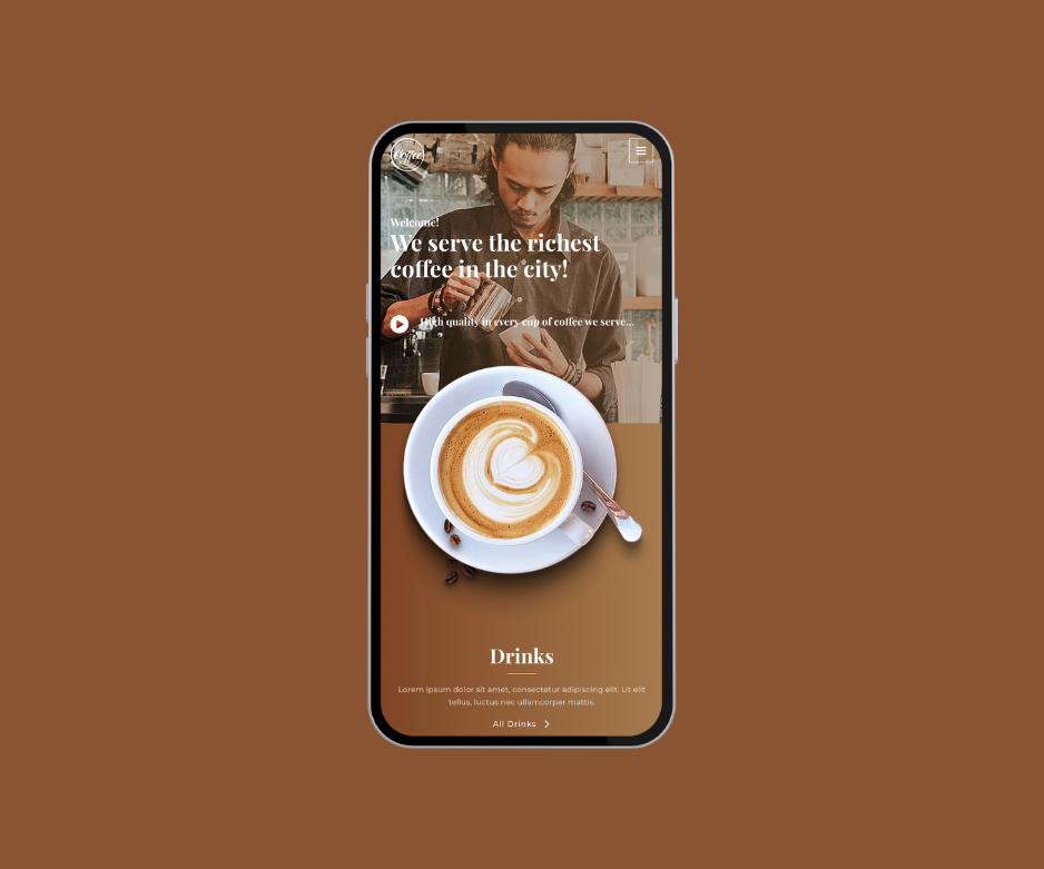 Cafe Website – Bild 2