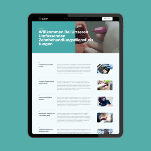 Zahnpflege Website
