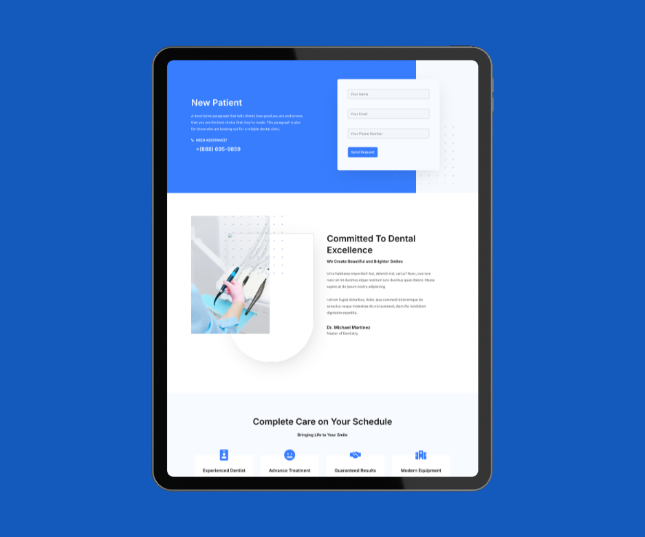 Zahnmedizin Website – Bild 3