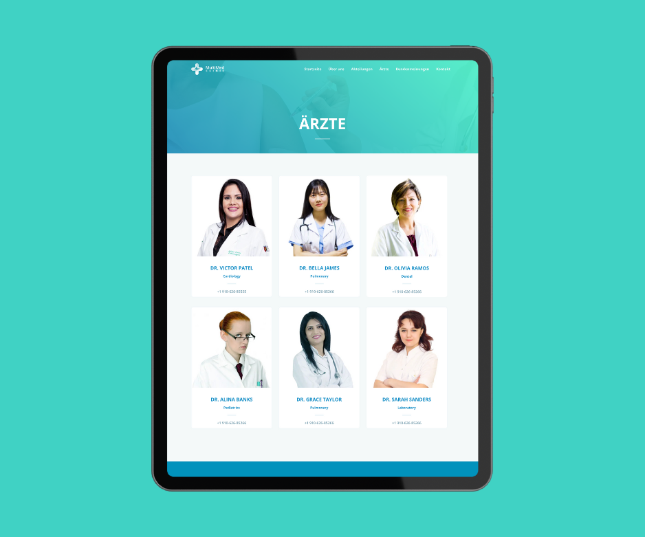 Klinik Website – Bild 4
