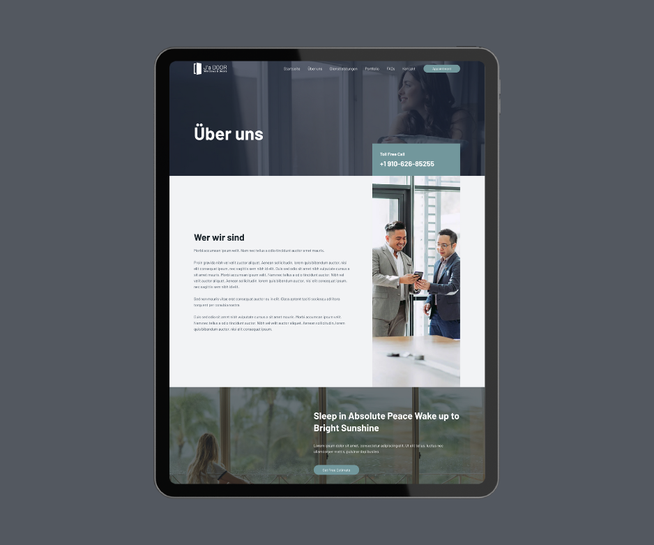 Fensterbau Website – Bild 3