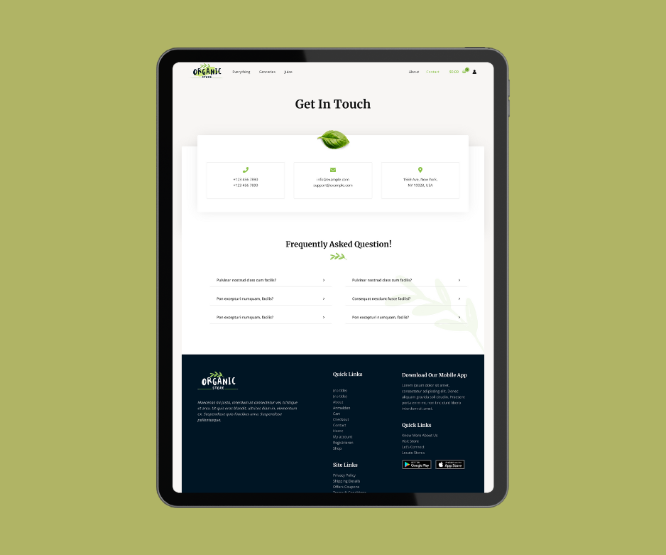 Bioladen Website – Bild 3