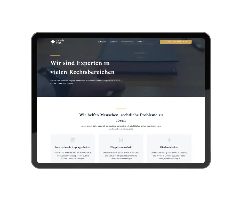 Familienanwalt Design