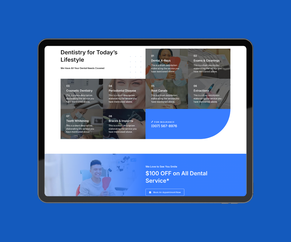 Zahnmedizin Website – Bild 4