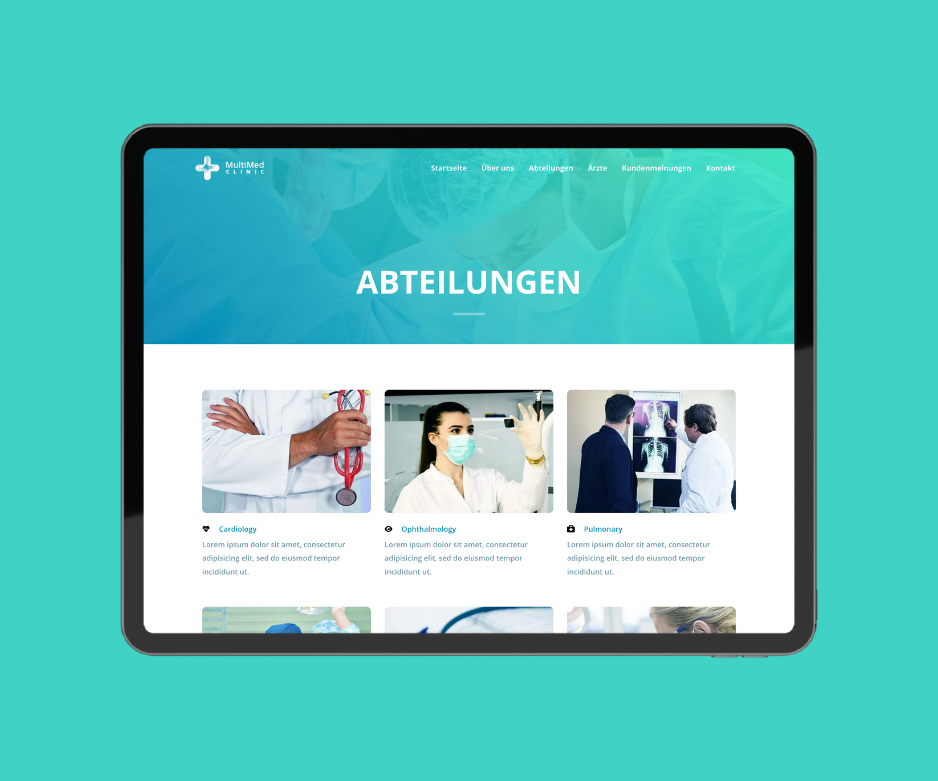 Klinik Website – Bild 5