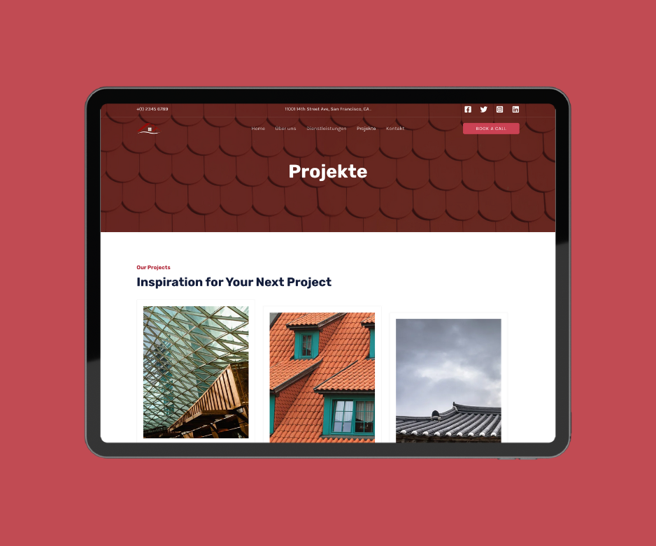 Dachdecker Website – Bild 4