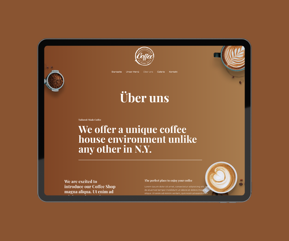 Cafe Website – Bild 4