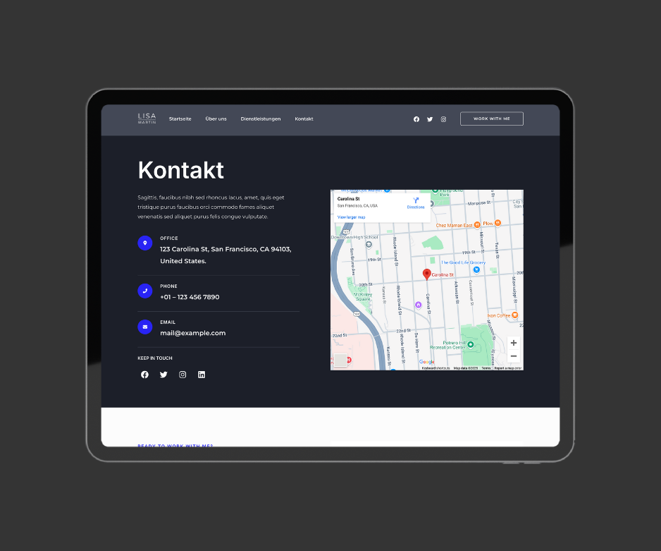 Beratungsfirma Website – Bild 4