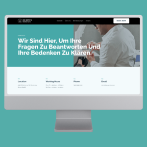 Zahnpflege Website