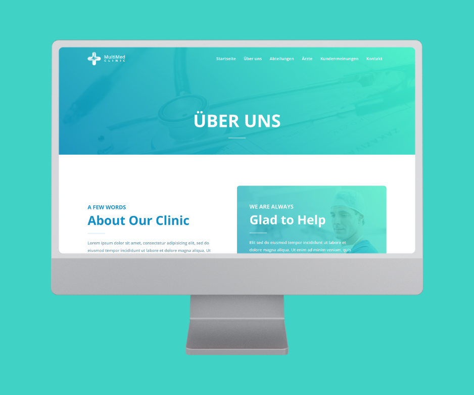 Klinik Website – Bild 3