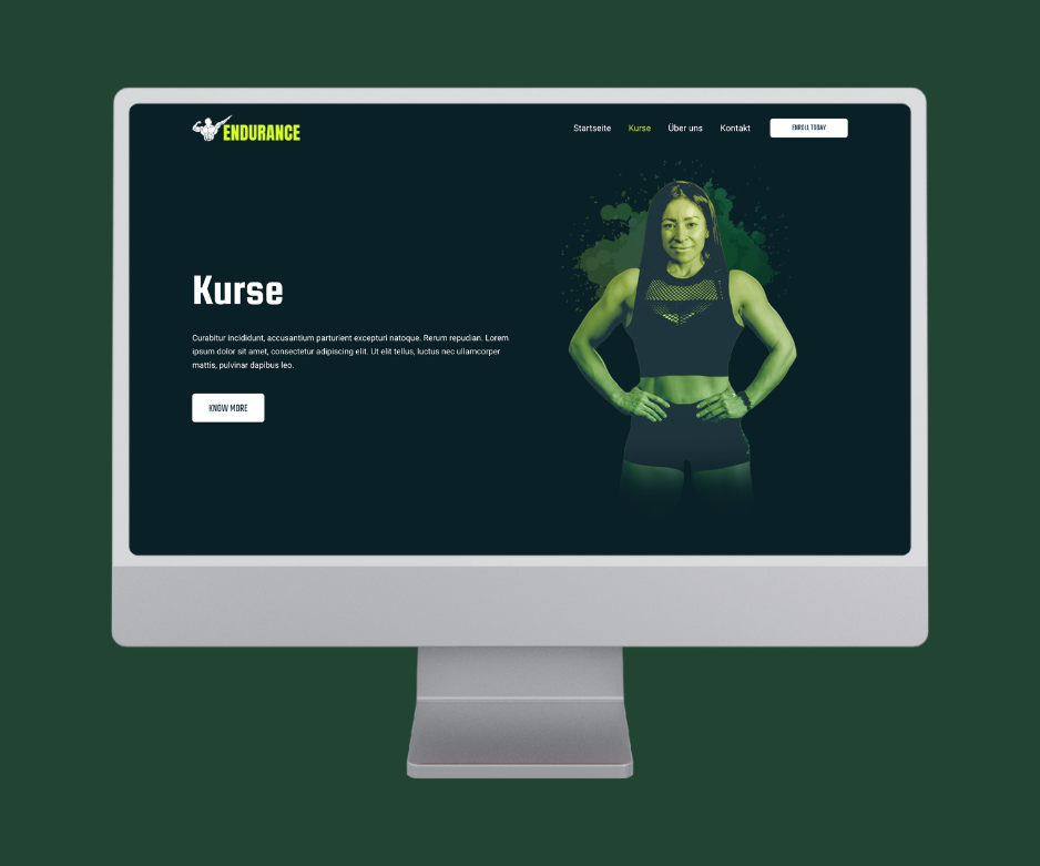 Fitnesscenter Website – Bild 5