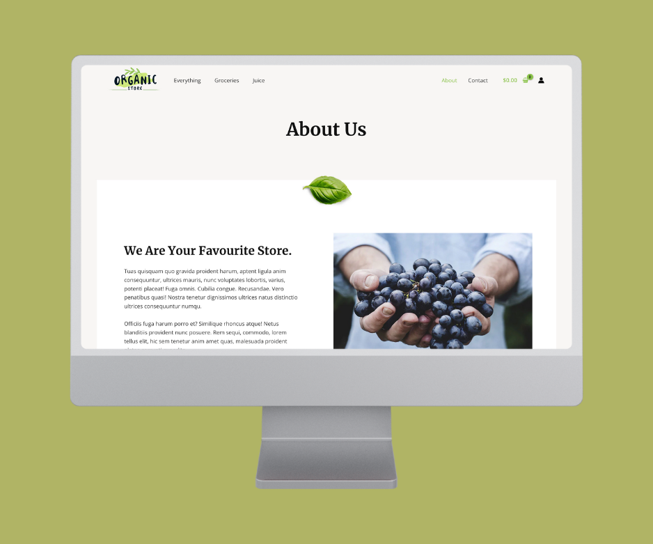 Bioladen Website – Bild 5